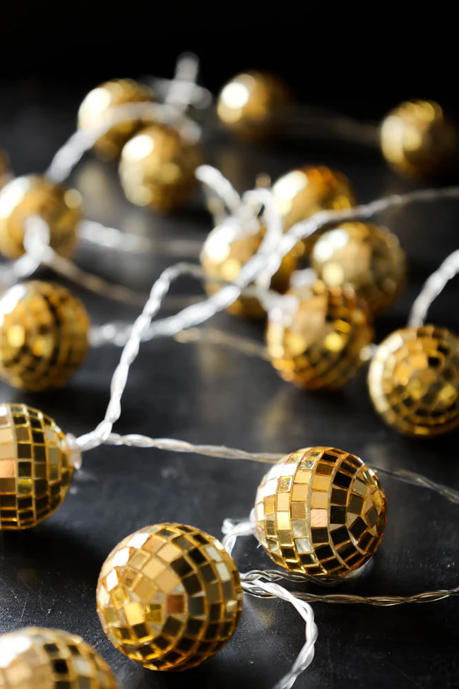 p2 disco ball fariy lights